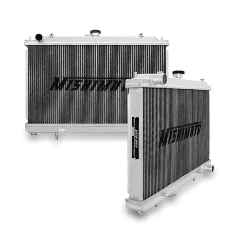 Mishimoto Aluminum Radiator for Nissan 240SX Dual Core Lightweight Polished E...