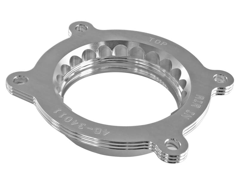 aFe Silver Bullet Throttle Body Spacer for Improved Airflow T-6061 Billet Alu...