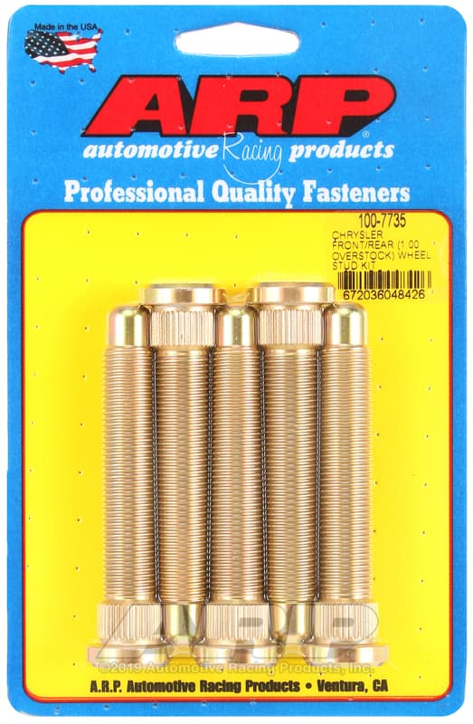 ARP Wheel Stud Kit for Chrysler Front/Rear M14 1.000 Over Stock