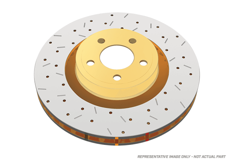 DBA 4000 Series XS Slot & Drill Rotors for Direct Replacement High Carbon Iron