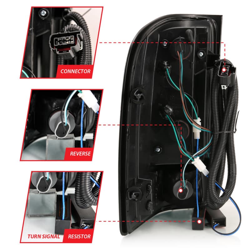 ANZO LED Taillights for Chevy C6 6-Piston 355mm - Image 5