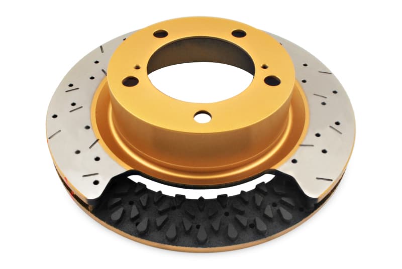 DBA 5000 Series 2-Piece Drilled Rotors for Chevy C6 Composite HD Cast Iron - Image 4