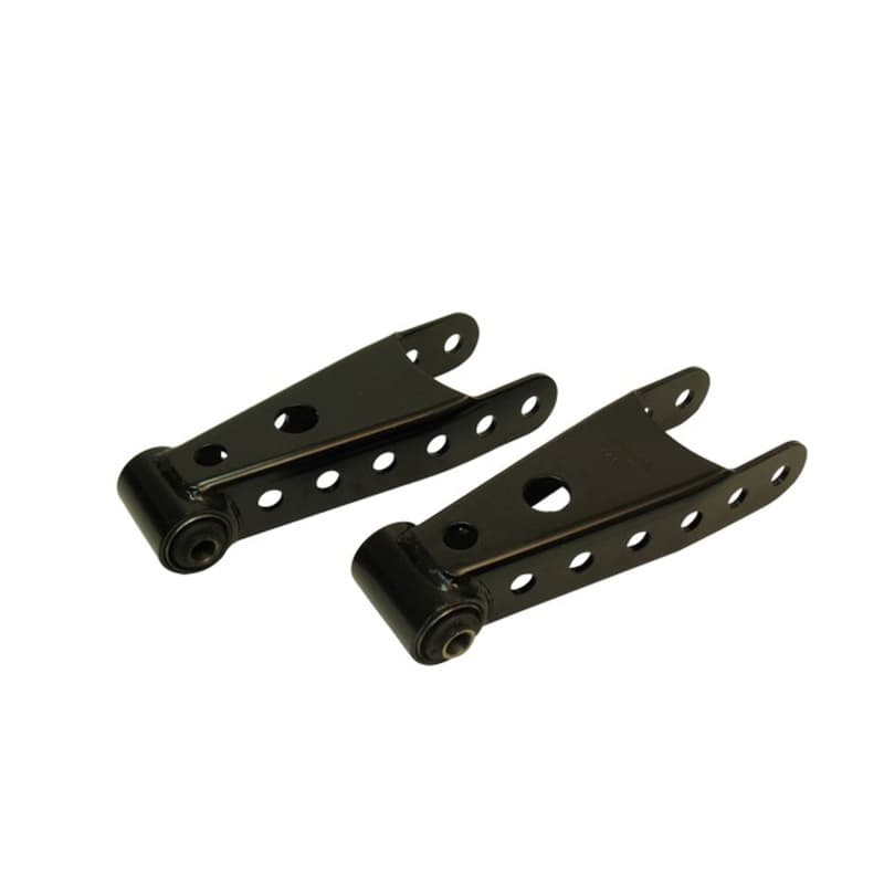 Belltech Lowering Shackle Kit for Trucks 1-3 Inch Drop Powder Coated Steel - Image 4