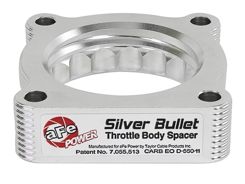 aFe Silver Bullet Throttle Body Spacer for Improved Airflow T-6061 Billet Alu... - Image 3
