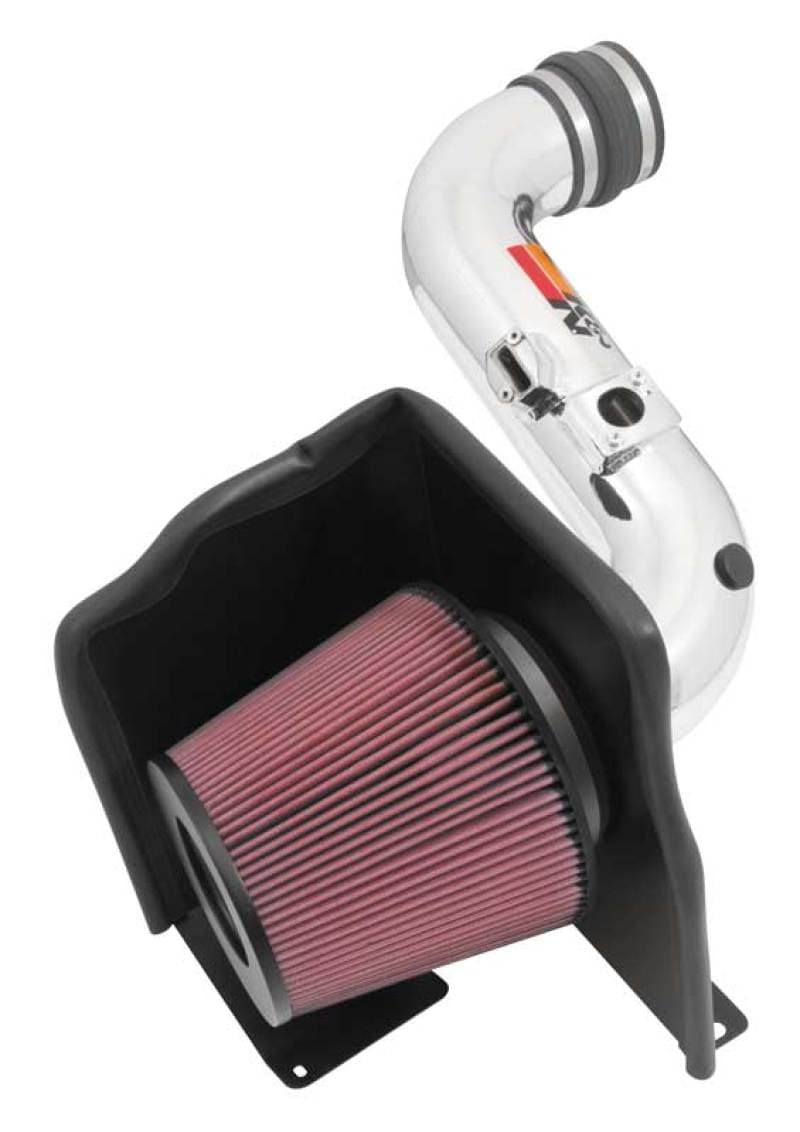 K&N Engineering Cold Air Intake for Chevy C6 with Mandrel-Bent Aluminum Tube