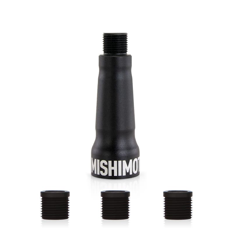 Mishimoto Shift Knob Extension 3" CNC 6061 Billet Aluminum Black Anodized - Image 2