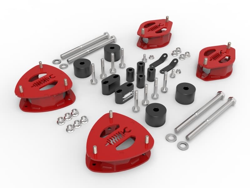 aFe CONTROL 2" Lift Kit for Subaru with CNC Laser-Cut Offset Spacers