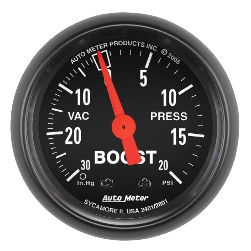 AutoMeter Mechanical Boost/Vac Gauge 1/8" NPT Pressure Connection - Image 2