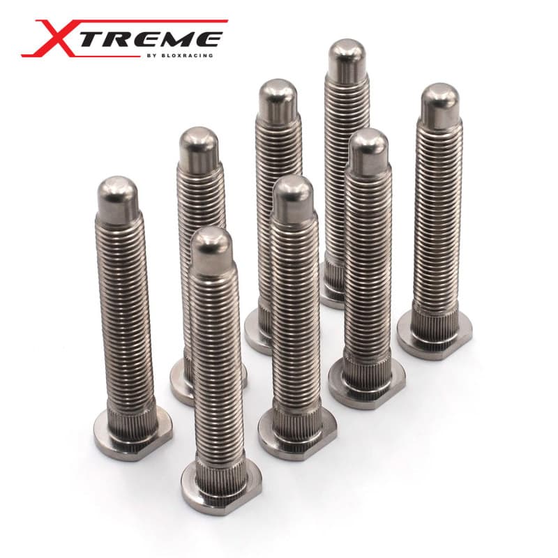 BLOX Racing Titanium Wheel Studs 12x1.50mm for Honda Xtreme Set of 8