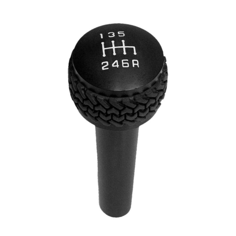 DV8 Offroad Shift Knob for 2007-10 Jeep JK Billet Aluminum Tired Tread Grip - Image 4
