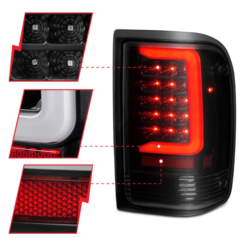 ANZO LED Taillights for Chevy C6 Plug and Play Pair D.O.T. Compliant - Image 5
