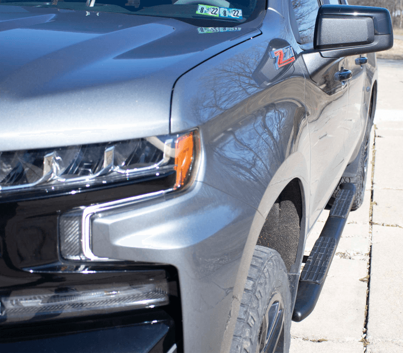 Fishbone Offroad Side Steps for Chevrolet GMC Double Cab Pickup 5-Inch Oval - Image 2