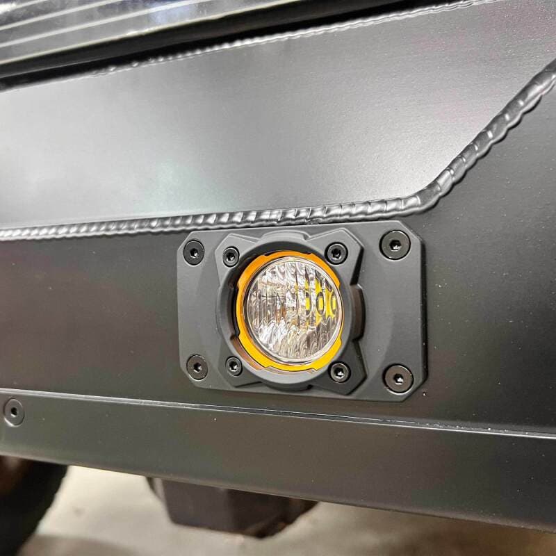 KC HiLiTES FLEX ERA 1 LED 2-Light Kit with Rear Harness and Spread Beam - Image 4