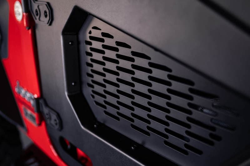 DV8 Offroad Half Doors for Jeep with Removable Black Mesh Molle Panel - Image 2