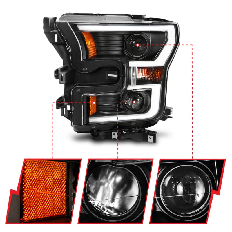 ANZO LED Projector Headlights for Chevy C6 111357 - Image 3