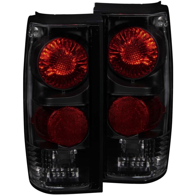 ANZO Tail Light Assembly for Chevy C6 Dark Smoke Lens Pair