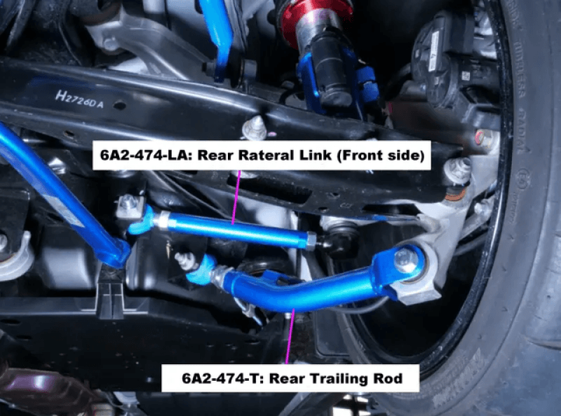 Cusco Adjustable Rear Trailing Rod Set for 2022+ Subaru WRX / 2018+ Crosstrek - Image 2