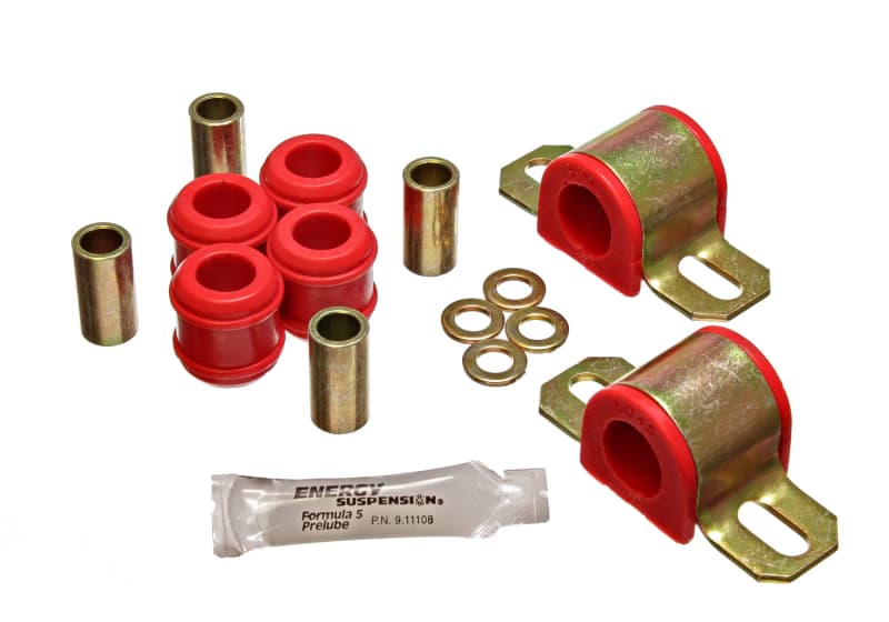 Energy Suspension Sway Bar Bushings Red Hyper-Flex Polyurethane - Image 4