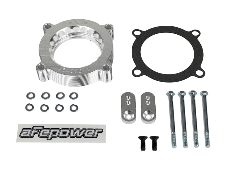 aFe Silver Bullet Throttle Body Spacer for Chevy C6 T-6061 Billet Aluminum Se... - Image 5