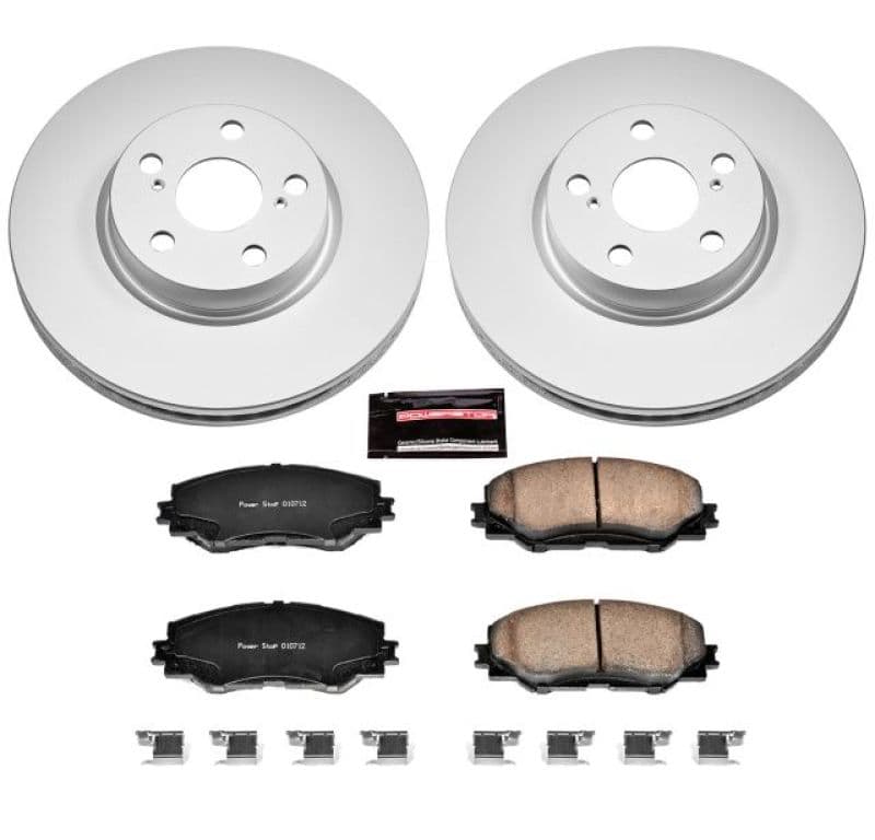 PowerStop Z17 Evolution Coated Rotor Brake Kit for Daily-Driven Vehicles