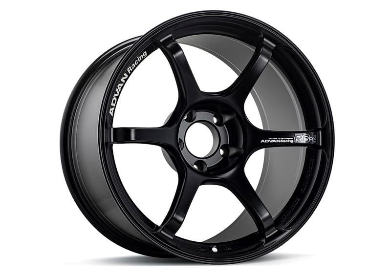 Advan RG-4 18x8.5 +44 5x114.3 Semi Gloss Black Wheel