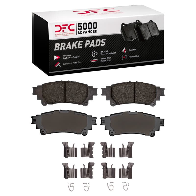 DFC Ceramic Brake Pads for Modern Vehicles with ABS and Automated Braking Sys...