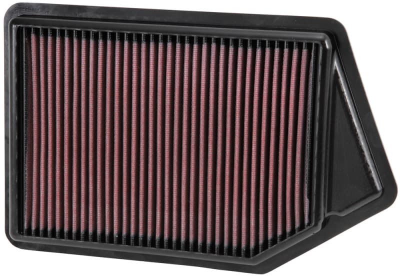 K&N Engineering Drop-In Air Filter Washable Reusable High-Flow for Multiple V...