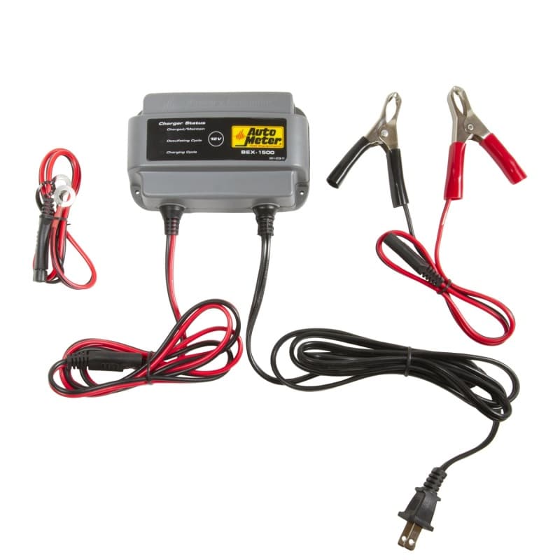 AutoMeter 1.5 Amp Battery Charger for 12V Lead Acid Batteries BEX-1500 - Image 5