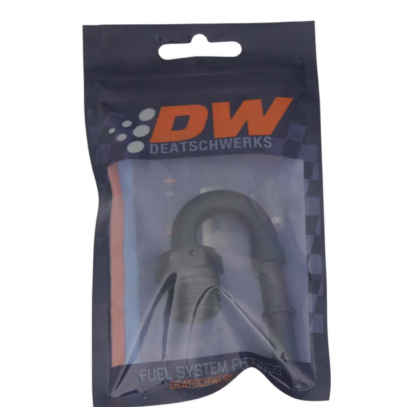 DeatschWerks 8AN ORB Male to 3/8 Inch Male EFI Quick Connect Adapter 180° Mat... - Image 2