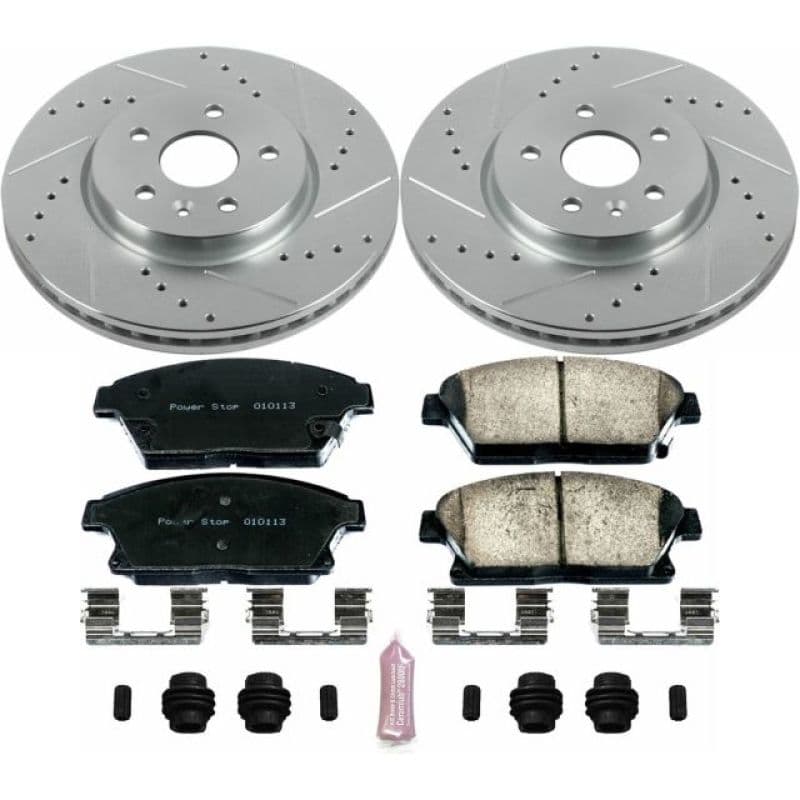PowerStop Z23 Evolution Sport Brake Kit for Daily Driver Carbon-Fiber Ceramic...