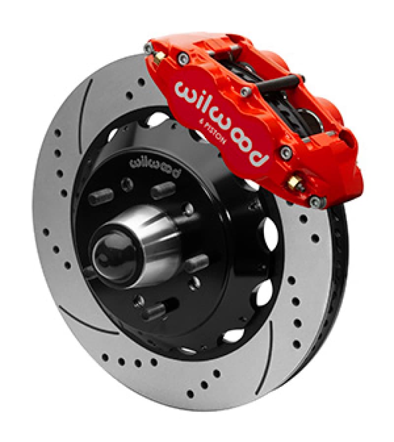 Wilwood Superlite 6R Front Brake Kit for 88-98 GMC C1500/C2500 14.00in Red