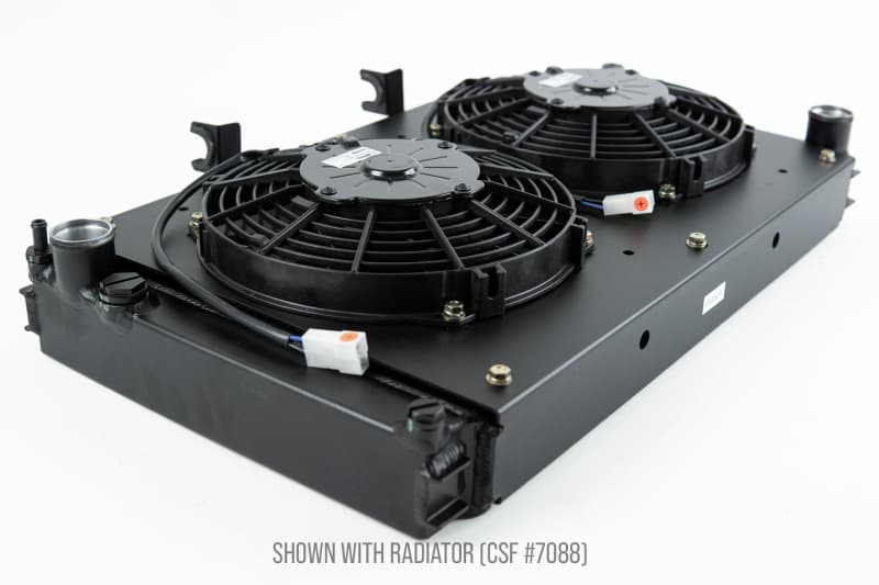 CSF Fan Shroud for CSF #7088 with Dual 9-Inch 1180 CFM SPAL Fans - Image 3