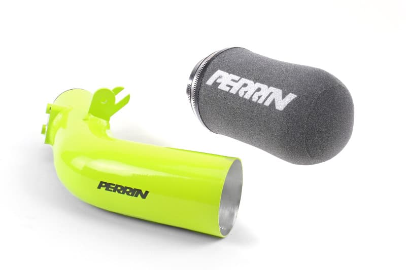 Perrin Performance Cold Air Intake for 08-14 Subaru WRX / 08-15 STI Neon Yellow - Image 2