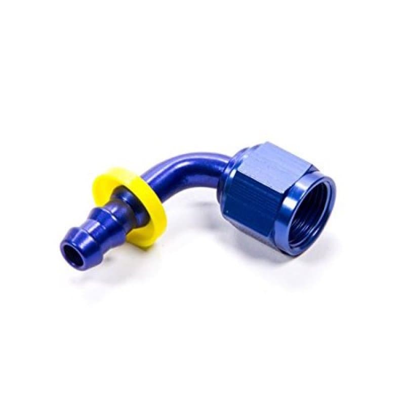 Fragola Push-Lite Hose End -8AN Nut x -6AN 90 Degree for Fuel Cell Conversion