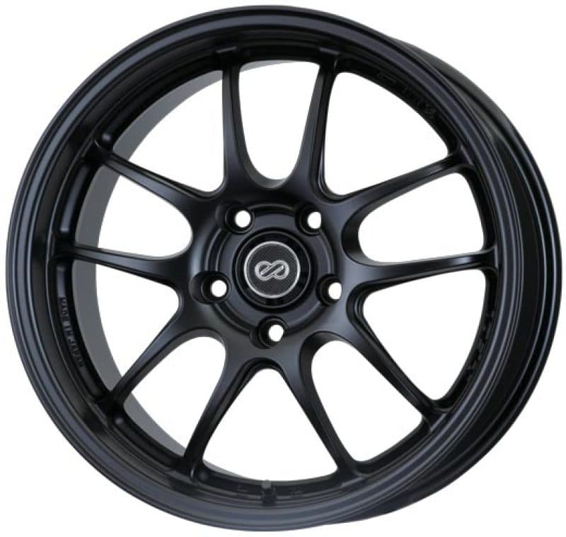 Enkei PF01 18x9.5 5x114.3 15mm Offset 75mm Bore Black Wheel