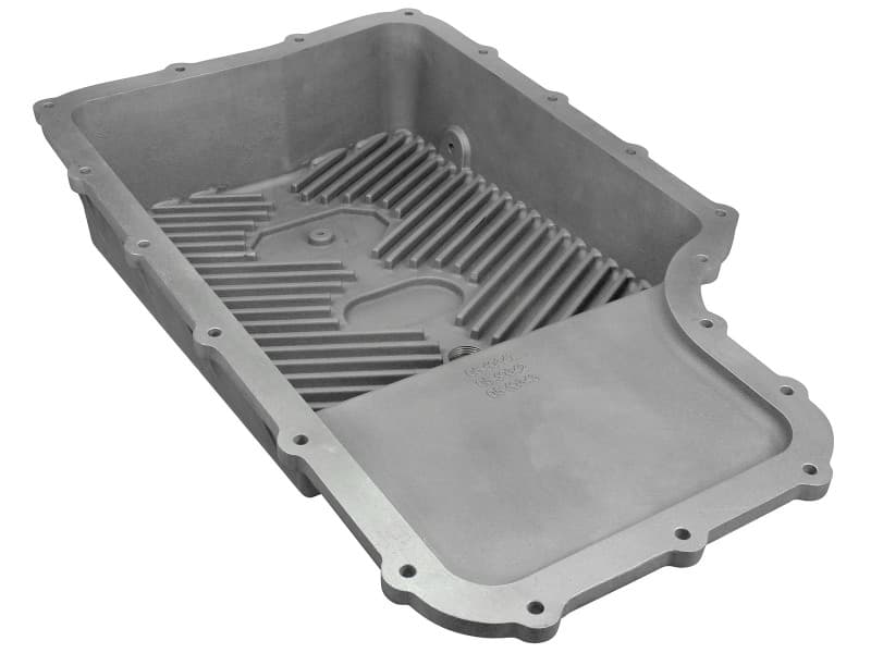aFe POWER Transmission Pan for Trucks 3-Quart Extra Capacity Magnetic Drain Plug - Image 4