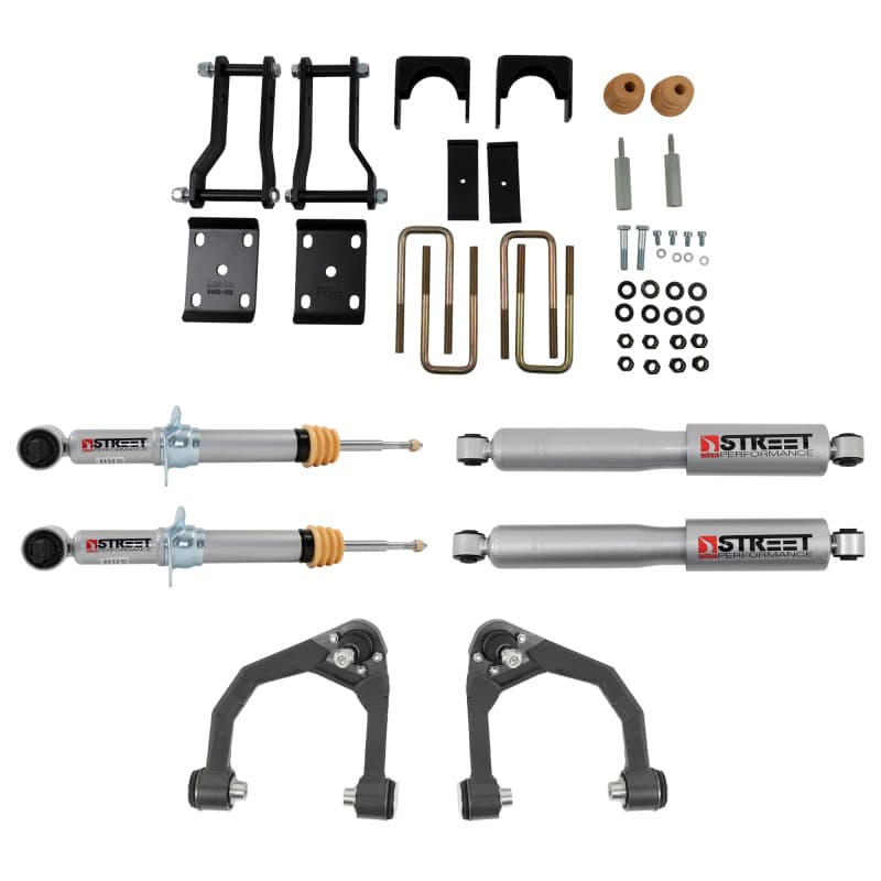 Belltech Lowering Kit for Sport Truck SUV with SP Street Performance Shocks