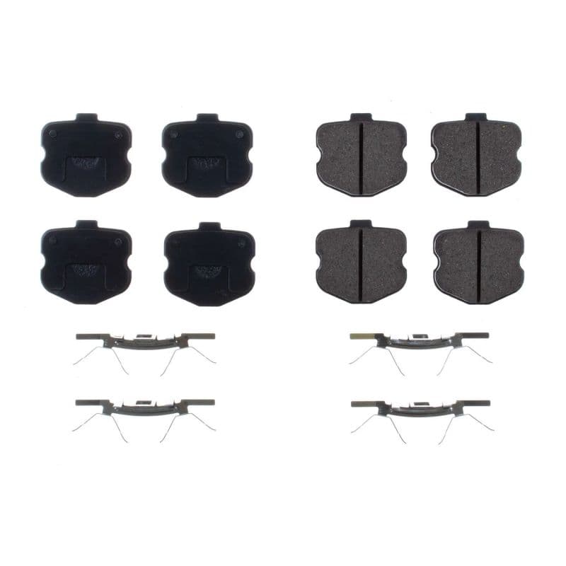 PowerStop Z17 Evolution Plus Ceramic Brake Pads with Stainless Steel Hardware
