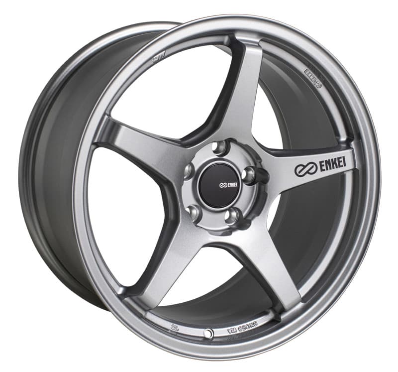 Enkei TS-5 17x8 5x114.3 40mm Offset Wheels Storm Grey