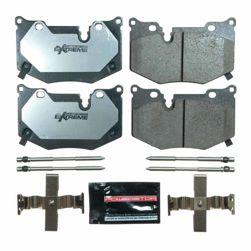 PowerStop Z26 Ceramic Brake Pads for Muscle Cars Low-Dust Carbon-Fiber Compound