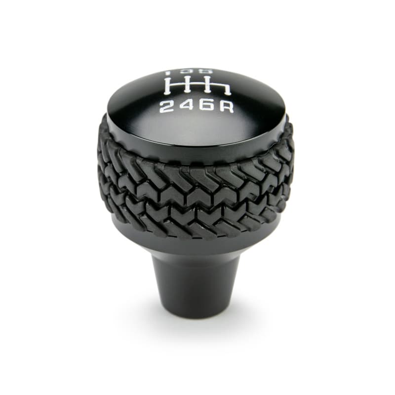 DV8 Offroad Shift Knob for 2011-18 Jeep JK Billet Aluminum Tired Tread Grip - Image 5