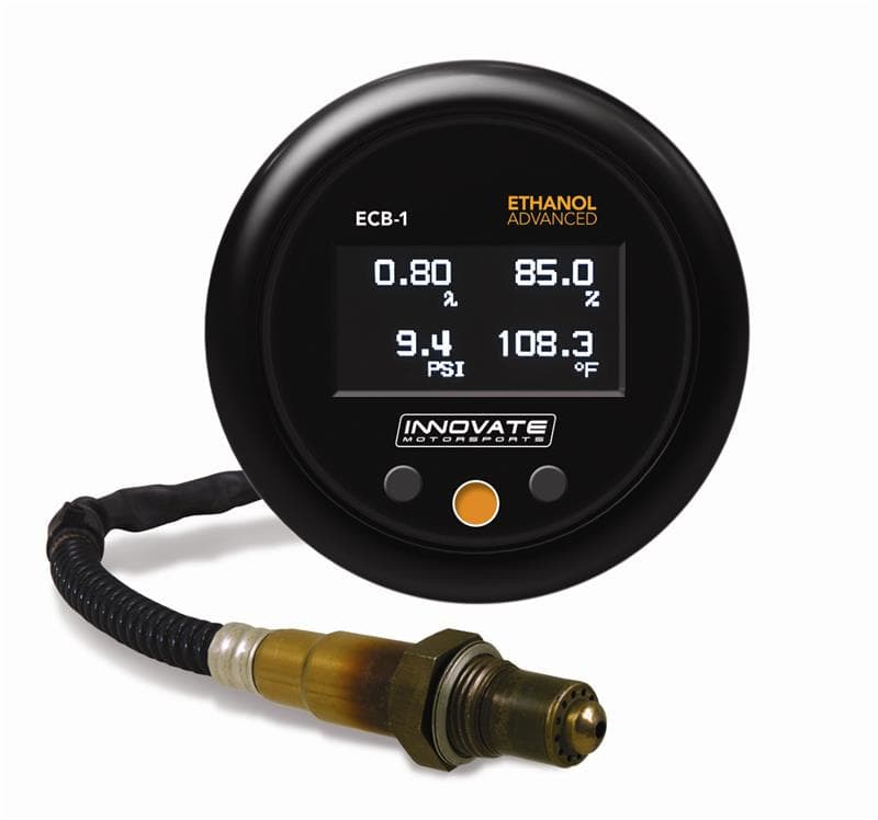 Innovate Motorsports Ethanol Advanced Gauge with OLED Display and Fuel Temp S...
