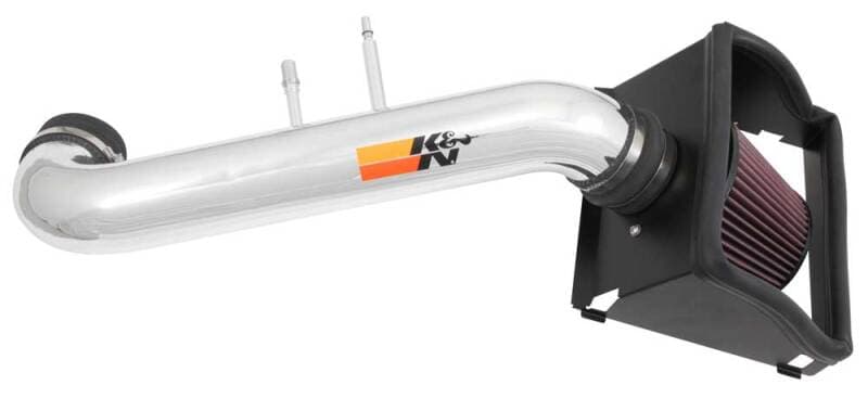 K&N Engineering Cold Air Intake for Chevy C6 77-2591KP Mandrel-Bent Aluminum - Image 2