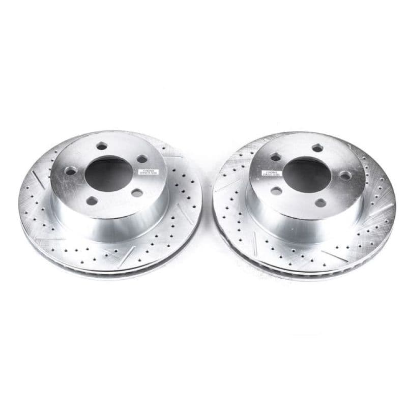 PowerStop Evolution Drilled/Slotted Brake Rotor for OE Fit with Zinc Plating