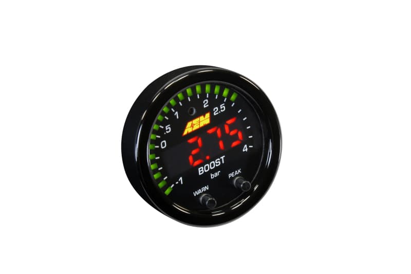 AEM X-Series Digital Gauge with AEMnet CAN-Bus and Programmable LED Display - Image 2