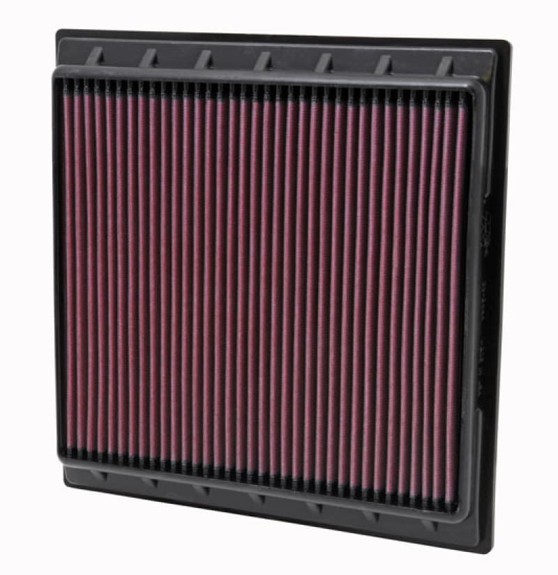K&N Engineering Drop-In Air Filter Washable Reusable High-Flow for Multiple V...