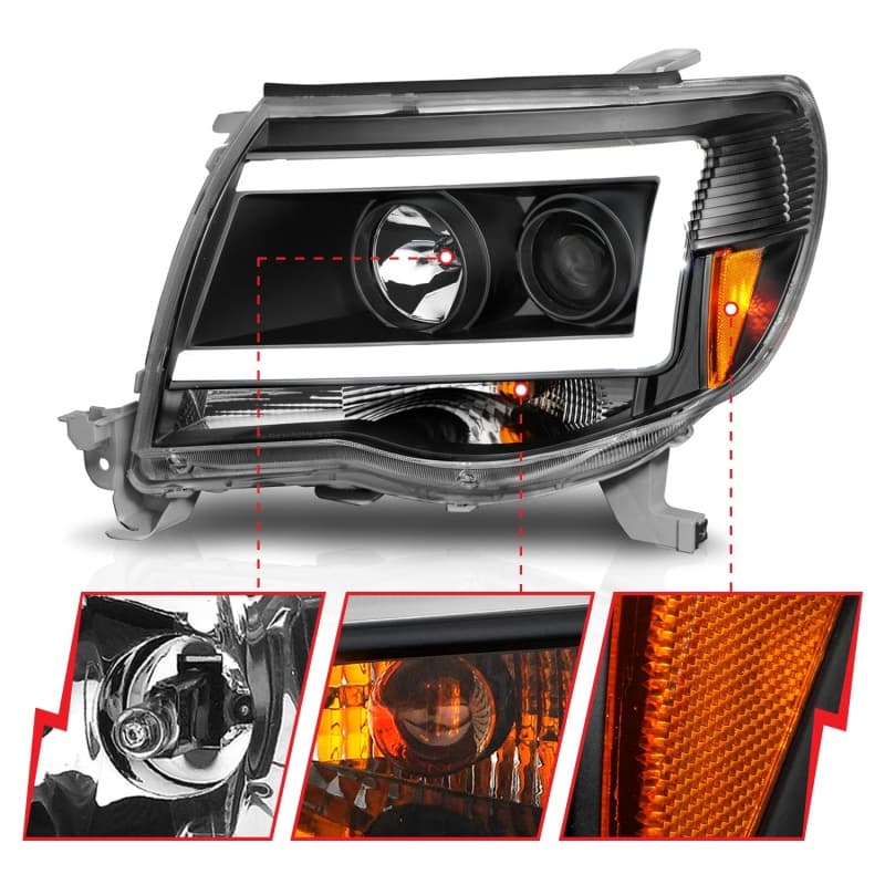 ANZO LED Projector Headlights for Chevy C6 111517 - Image 4