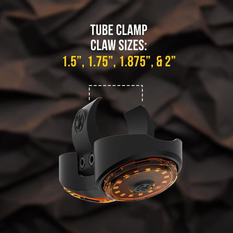 KC HiLiTES Dual Cyclone Dome Light Mount for Off-Road Vehicles with Amber LED... - Image 3