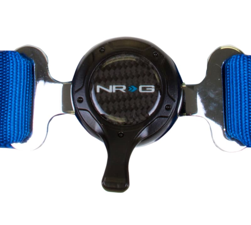 NRG 4PT 2in. Seat Belt Harness Cam Lock Blue - Image 4