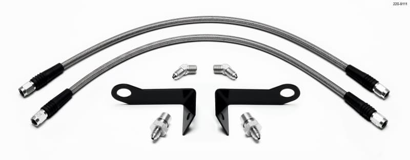 Wilwood Flexline Brake Hose Kit for 2005-08 Ford Mustang Front SL4/SL6 Caliper